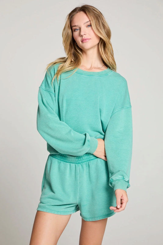 Casbah crop pullover