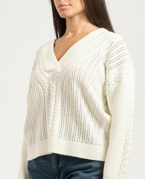 Etsuko cable sweater