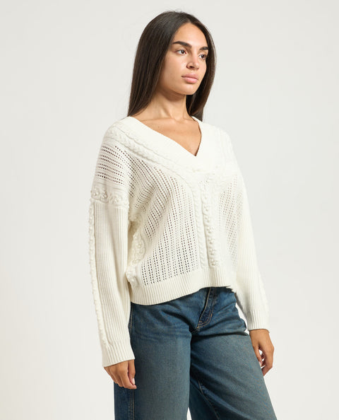 Etsuko cable sweater