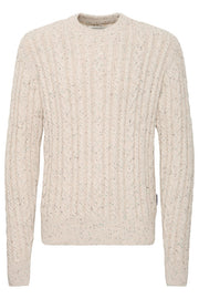 Karl cable crew neck sweater