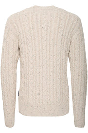 Karl cable crew neck sweater