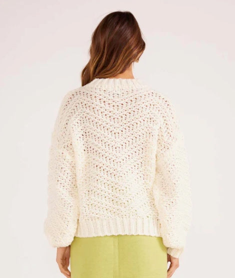 Luna zig-zag knit sweater