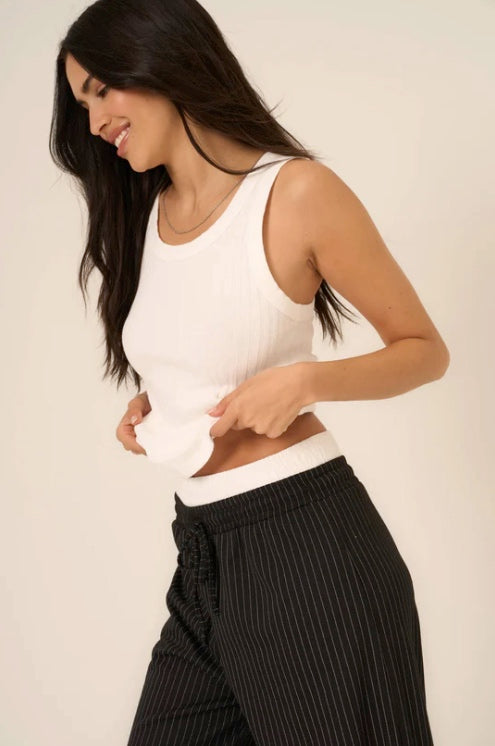 Cooper sweater rib tank