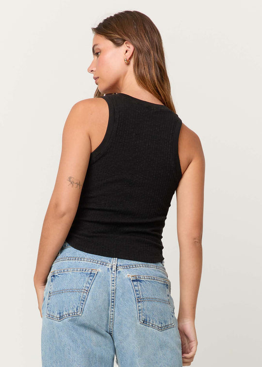 Suki scoop neck rib tank