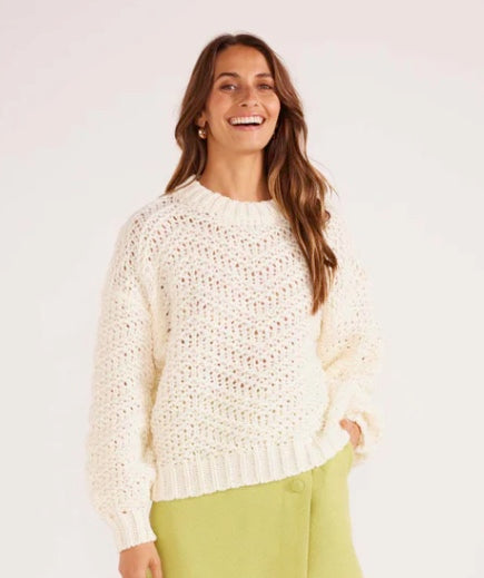 Luna zig-zag knit sweater