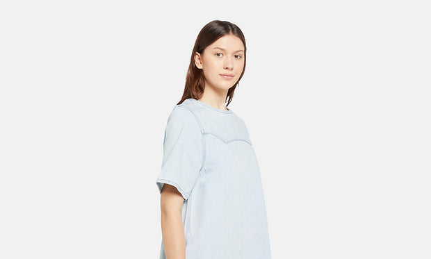 Denim tee dress