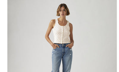 Dry goods pointelle tank