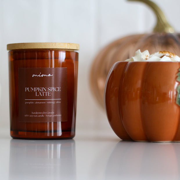 Pumpkin Spice latte candle