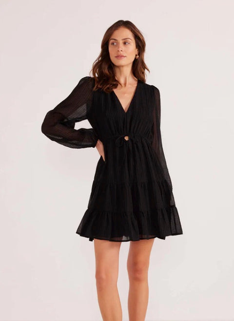 Amy long sleeve midi dress