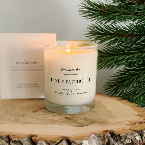 Pine & Patchouli candle