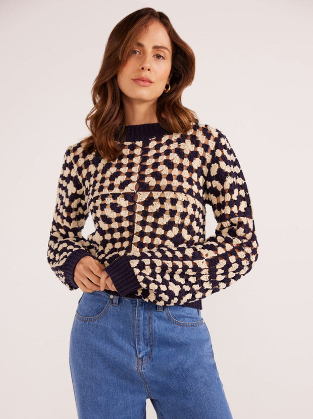 Meyer Crochet knit sweater