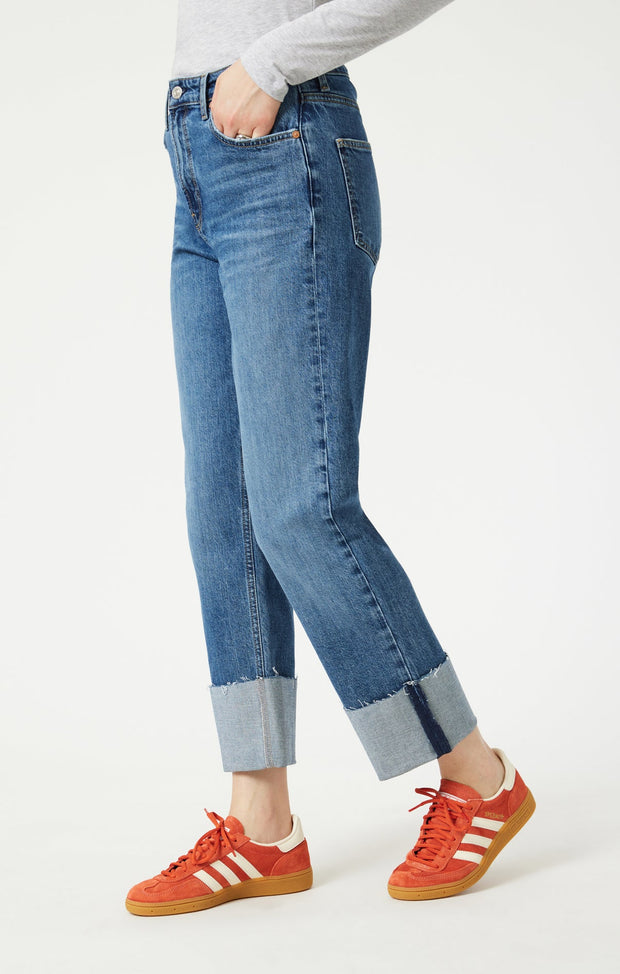 Savannah cuffed straight leg
