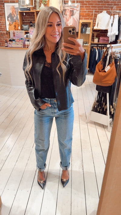 Tabitha leather jacket