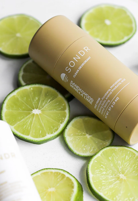 Sondr clean deodorant/Sandalwood vanilla lime