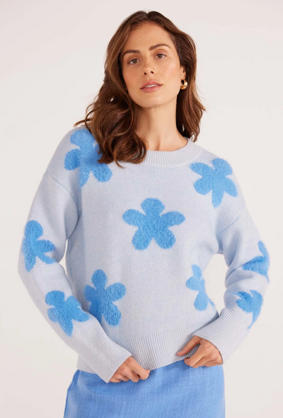 Daisy Fluffy knit sweater