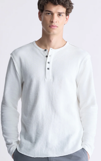 Kipato Men's Long-Sleeve Henley Top