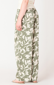 wide leg satin pant