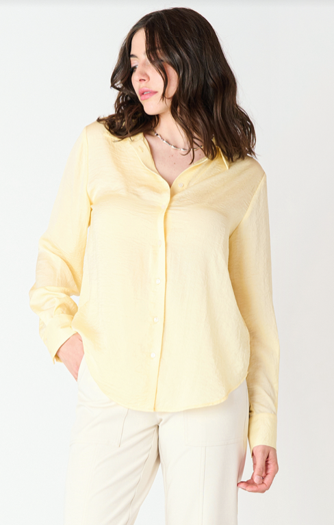 flowy satin blouse