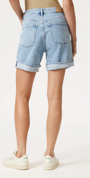 Heidi long cuffed denim short