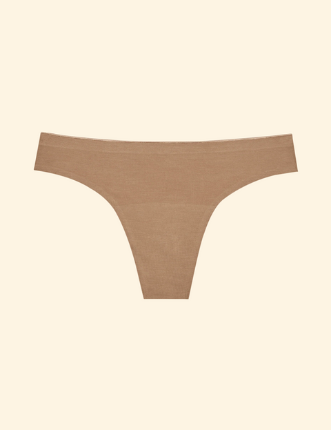 seamless low-mid rise thong