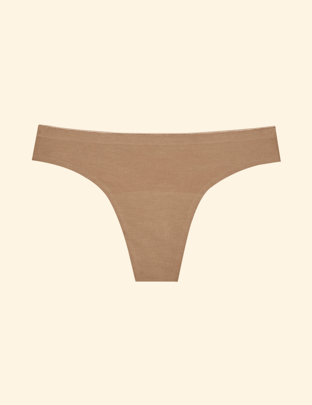 seamless low-mid rise thong