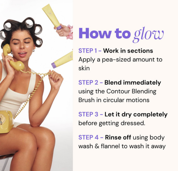 Instant bronzing cream