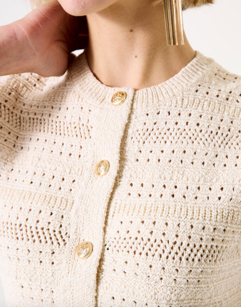 Sleeveless cardigan