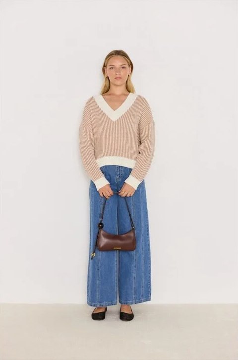 Elsie v-neck knit