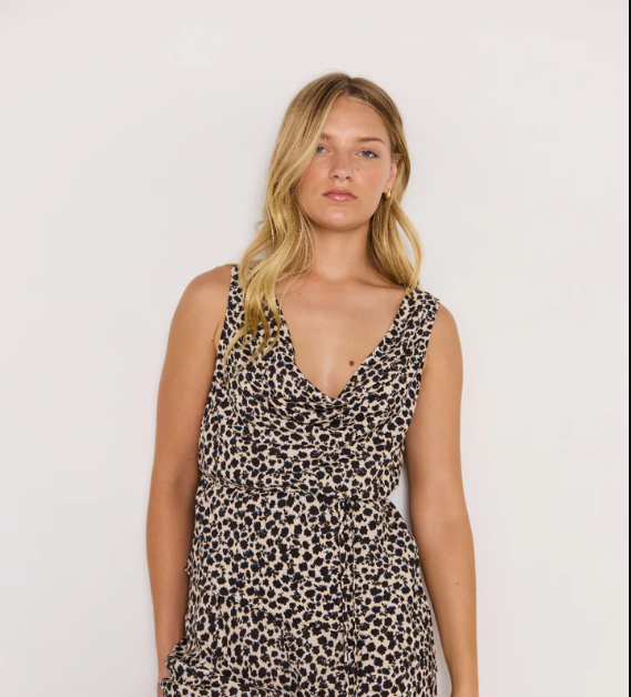 Elka cowl neck top