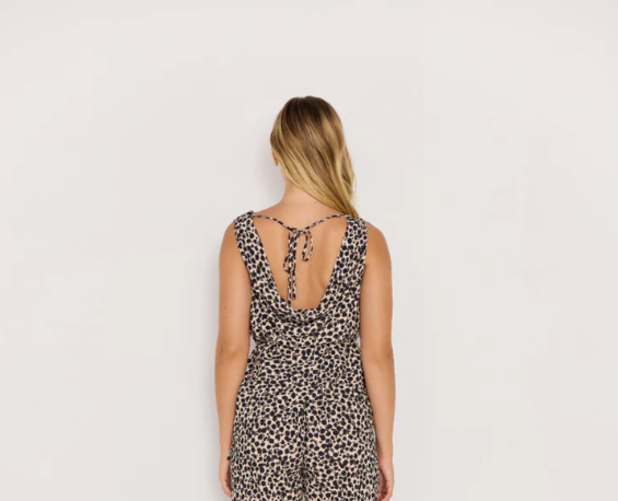 Elka cowl neck top