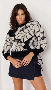 Eden intarzia sweater