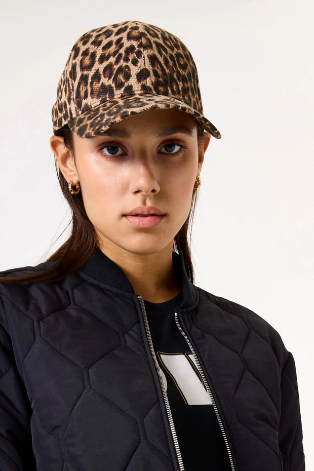 Cheetah print hat