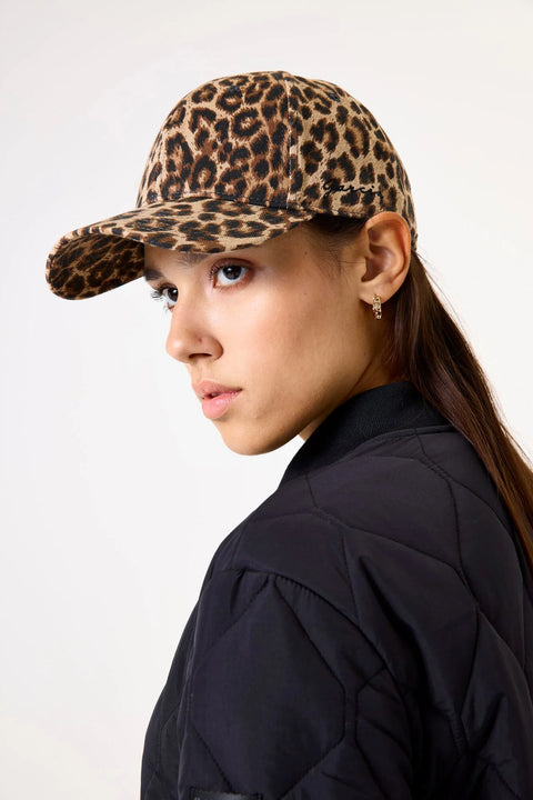 Cheetah print hat