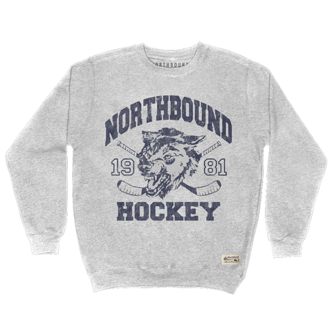 Hockey crewneck fleece