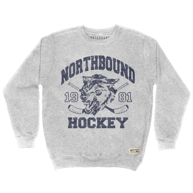 Hockey crewneck fleece