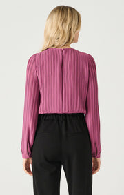 Pleated blouse