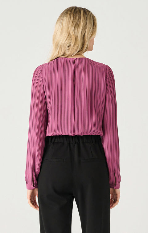 Pleated blouse