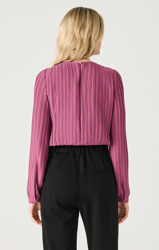 Pleated blouse