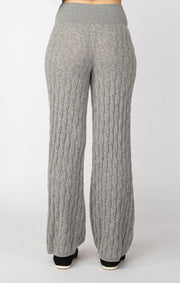 cable knit sweater pant