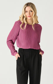 Pleated blouse