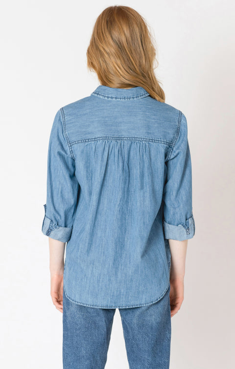 Washed Pocket Denim shirt
