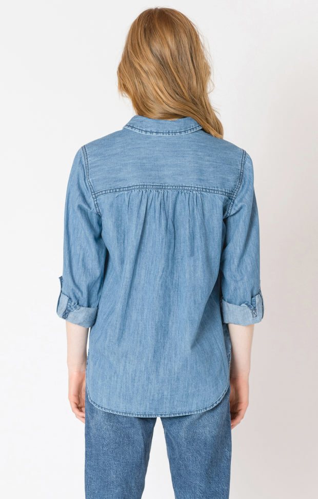 Washed Pocket Denim shirt