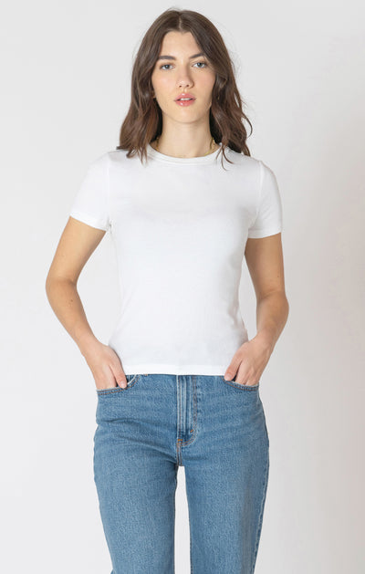 Basic ribbed tee