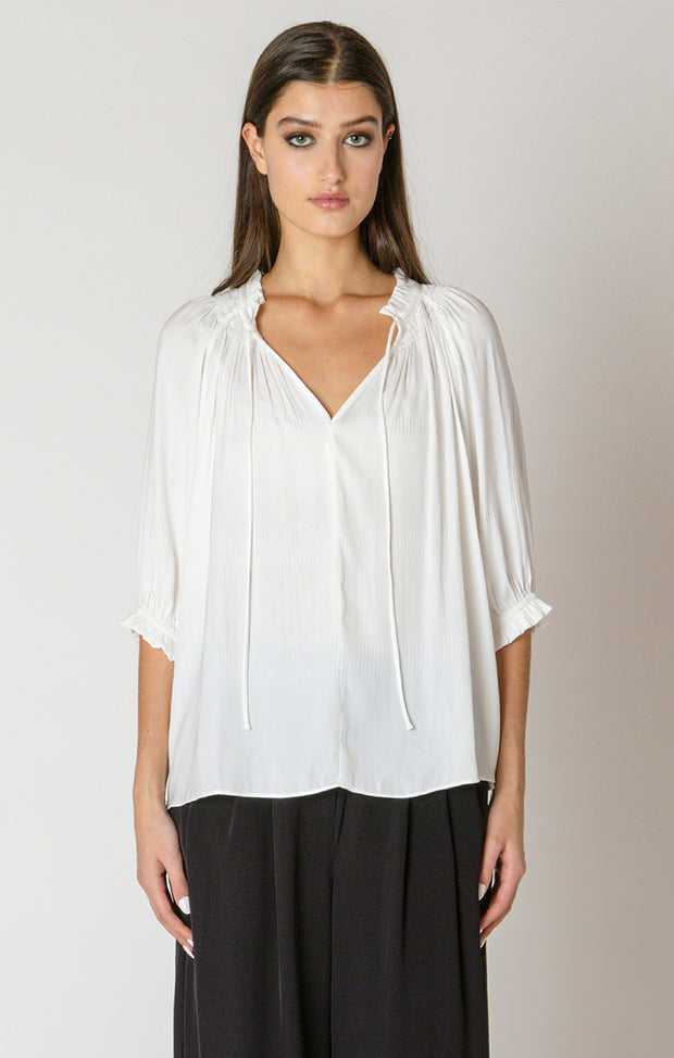 Soft pleated blouse