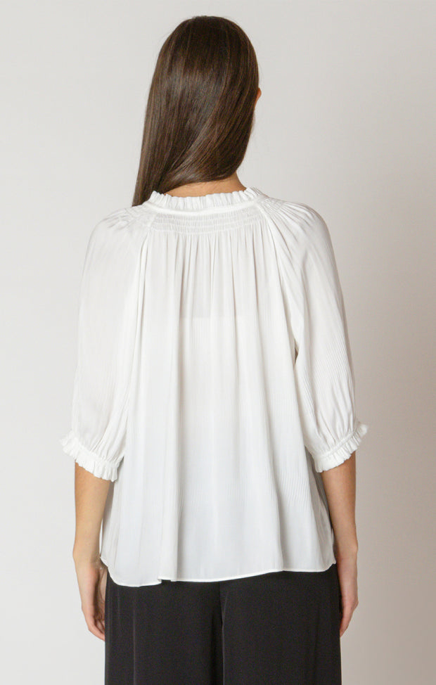 Soft pleated blouse