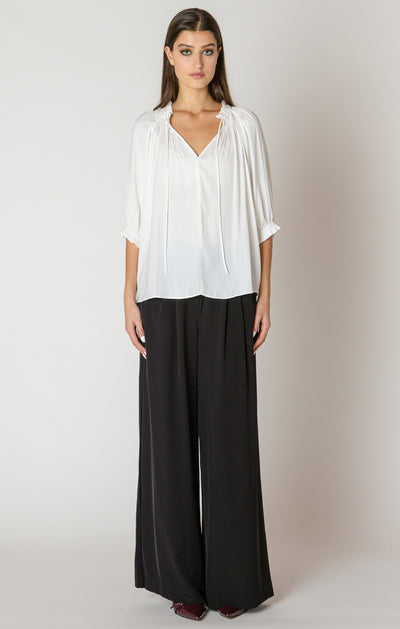 Soft pleated blouse