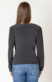 Peplum detail blouse