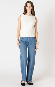 Textures stitch sweater tank