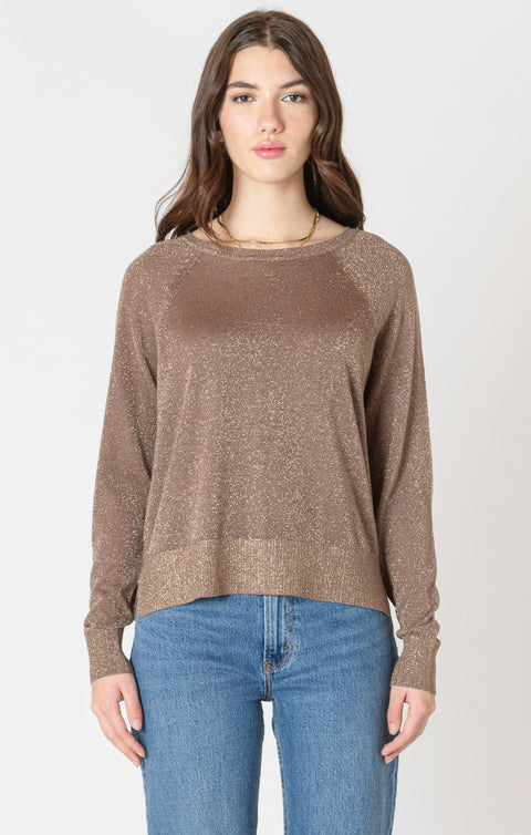 DV Raglan lurex sweater