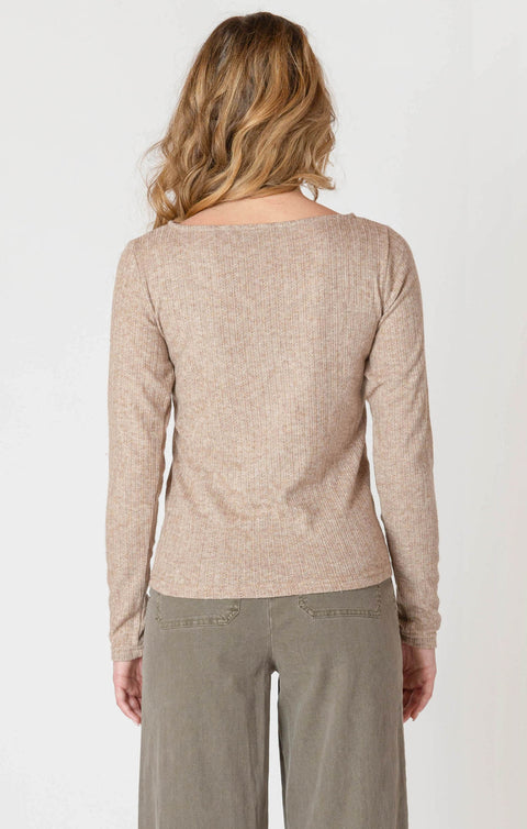 Boatneck textured top